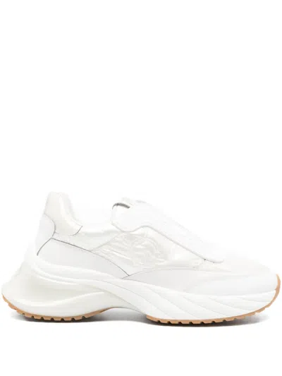Pinko Ariel 19 Platform Sneakers In White