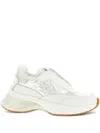 Pinko Ariel 19 Platform Sneakers In White