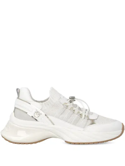 Pinko Ariel Lace-up Sneakers In White