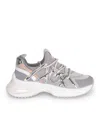 Pinko "ariel" Slip-on Sneakers In Gray