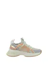 Pinko Ariel Slip-on-sneakers With Laminated Detail In Milk/nude