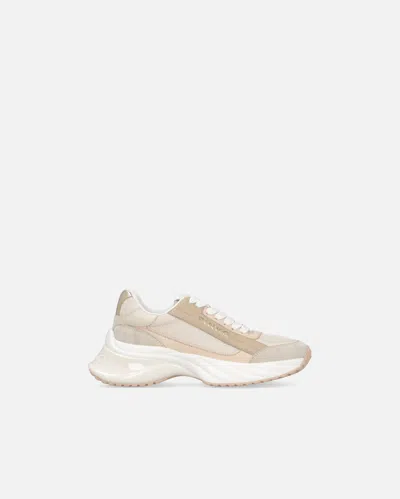 PINKO SNEAKERS ARIEL AVEC LOGO ET DÉTAILS EN CUIR ET EN DAIM