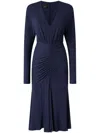 Pinko Armeni Midi Dress In Blue