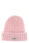 Pinko Ribbed-knit Beanie In Pink