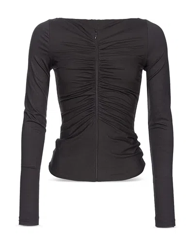 Pinko Arminio Maglio Jersey Top In Black