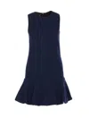 Pinko Strappy Pleated Gown Metallic Flare
