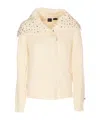 Pinko White Ashera Cardigan
