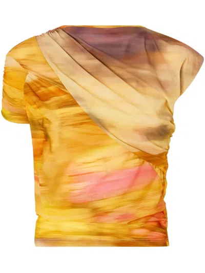 PINKO ASYMMETRIC T-SHIRT