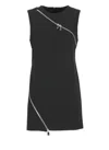 PINKO PINKO ASYMMETRIC ZIP MINI DRESS