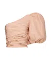 Pinko Asymmetrical Blouse In Nude