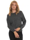 Pinko Avvinato Sweater In Grey/black