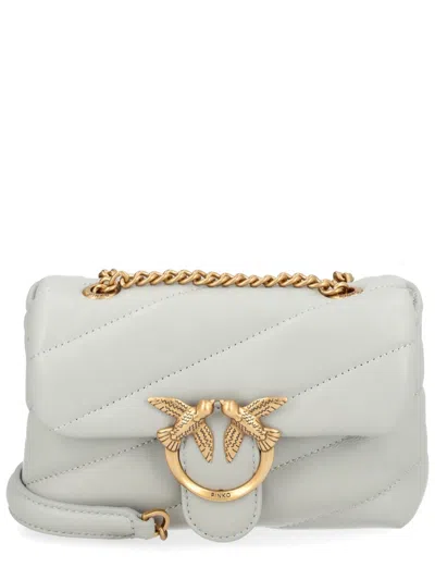 Pinko Azure Leather Shoulder Bag
