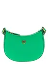 Pinko Baby Half Moon Shoulder Bag In Green