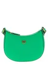 Pinko Baby Half Moon Shoulder Bag In Green