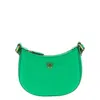 Pinko Baby Half Moon Shoulder Bag In Green