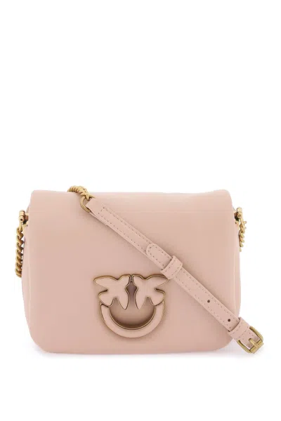 Pinko Baby Love Bag Click Puff In Nappa Leather In B Cipria