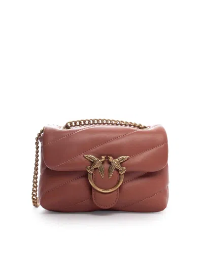 Pinko Baby Love Puff Maxi Quilted Bag In Gold