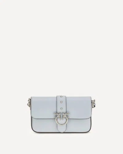 Pinko Baby Love Shoulder Bag In Blue
