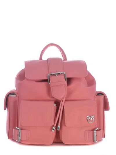 Pinko Backpack  Poketbackpack Made Of Nylon In Rosa