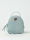 Pinko Backpack  Woman Color Gnawed Blue