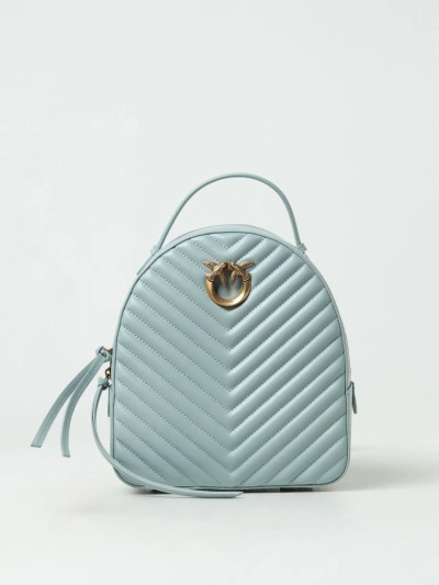 Pinko Backpack  Woman Color Gnawed Blue