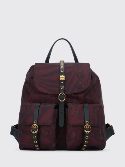 PINKO PINKO MEDIUM ANIMAL PRINT NYLON BACKPACK