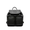 Pinko Leather Backpack In Black