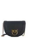Pinko Love Round Click Classic Bag In Black