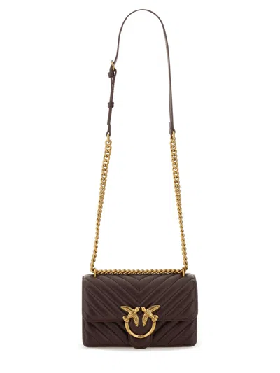 Pinko Bag Love One Simply Mini In Brown