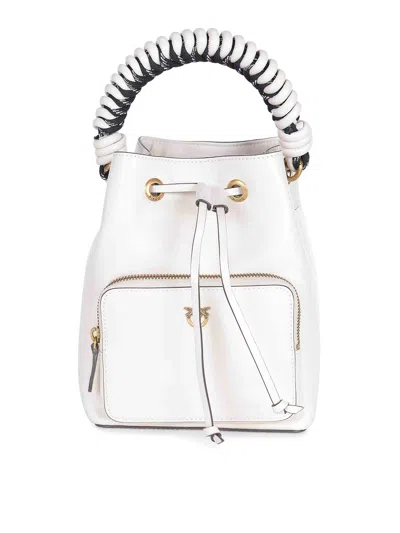 Pinko Bag Made Of  Leather In White
