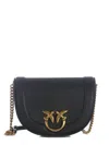Pinko Love Round Click Classic Bag In Nero