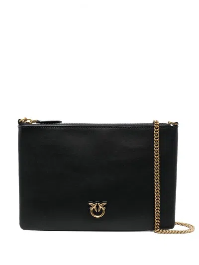 Pinko Bag With Logo In Black