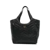 Pinko Quilted Chevron Dual Handle Shoulder Bag