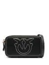 Pinko Calf Leather Handbag With Gold-tone Hardware