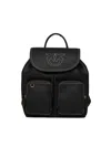 Pinko Leather Backpack In Black