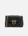 Pinko Foldover Quilted Shoulder Bag With Chain Strap