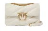 Pinko Rectangular Quilted Leather Shoulder Bag