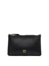 Pinko Flat Horizontal Mini Clutch In Black