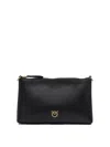 Pinko Love Chain-strap Clutch Bag In Black