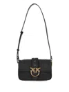 Pinko Mini Love Bag Slouchy Small Shoulder Bag In Gray