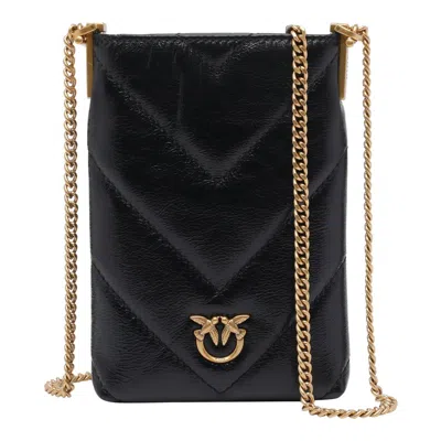 Pinko Monogram Phone Cover In Black