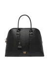Pinko Bowling Bag Escape Maxi In Leather In Black