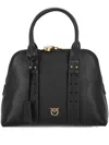 Pinko Bowling Bag Handheld Escape Bag Maxi In Leather In Black
