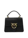 Pinko Love One Fold-over Tote Bag In Black