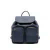 Pinko Multi-pocket Backpack In Blue