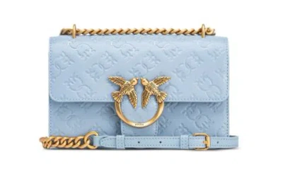 Pinko Bags.. In Light Blue/gold