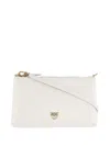 Pinko Mini Horizontal Pochette With Adjustable Shoulder Strap In Yellow