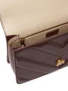 Pinko Love Bag Leather Crossbody Bag In Brown