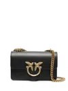 Pinko Mini Love Bag One Handbag In Calf Leather In Multicolor