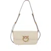 Pinko Love Bag Box Shoulder Bag In Nappa Leather In White